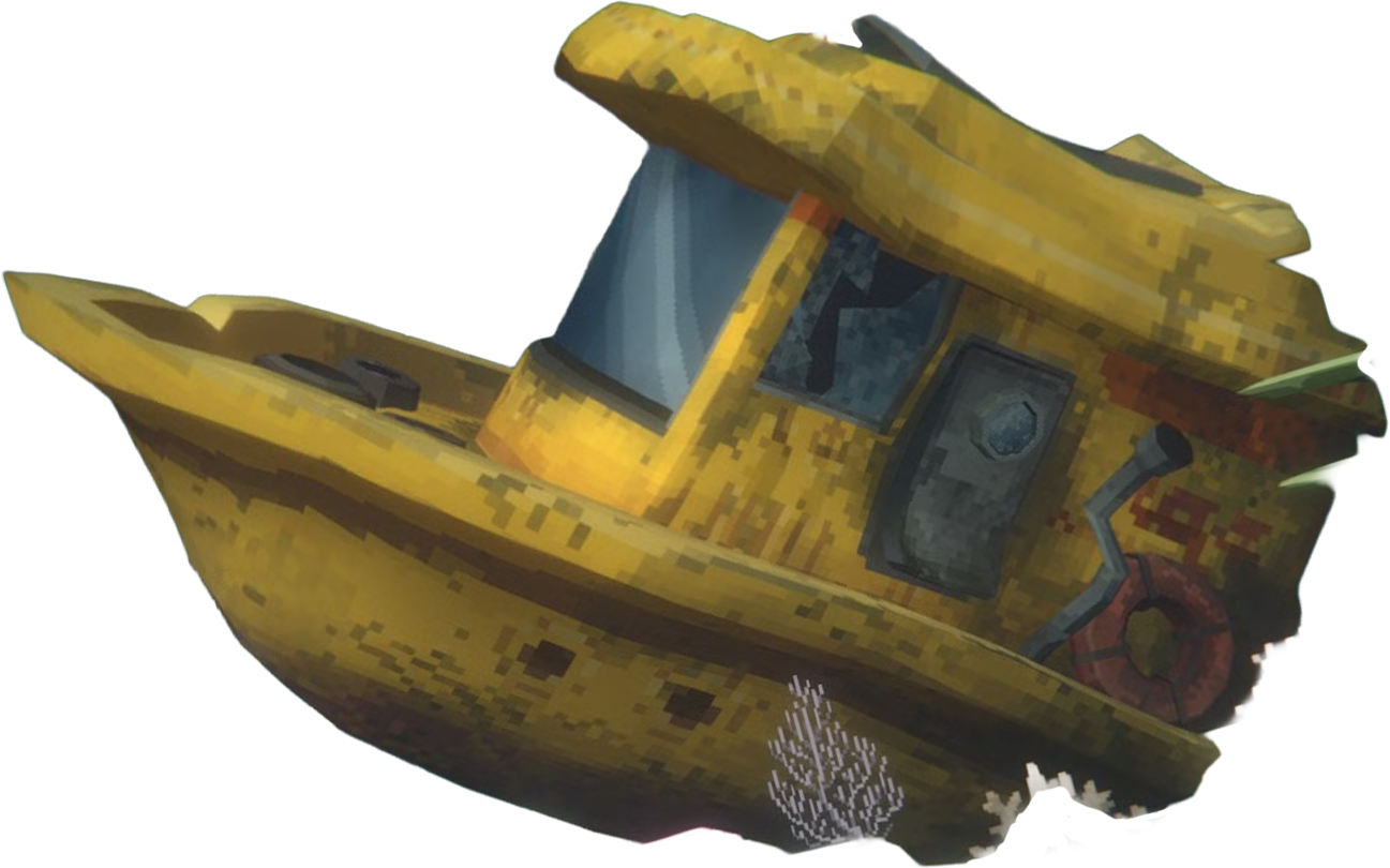 a picture of a shipwreck in the game