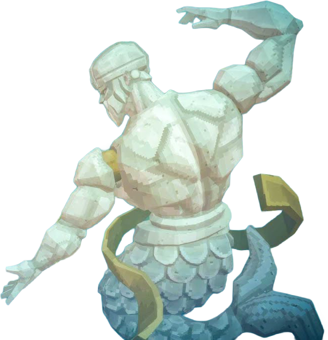 a picture of a statue from the game