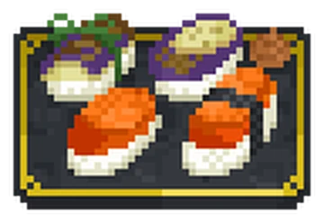 a picture of a sushi dish