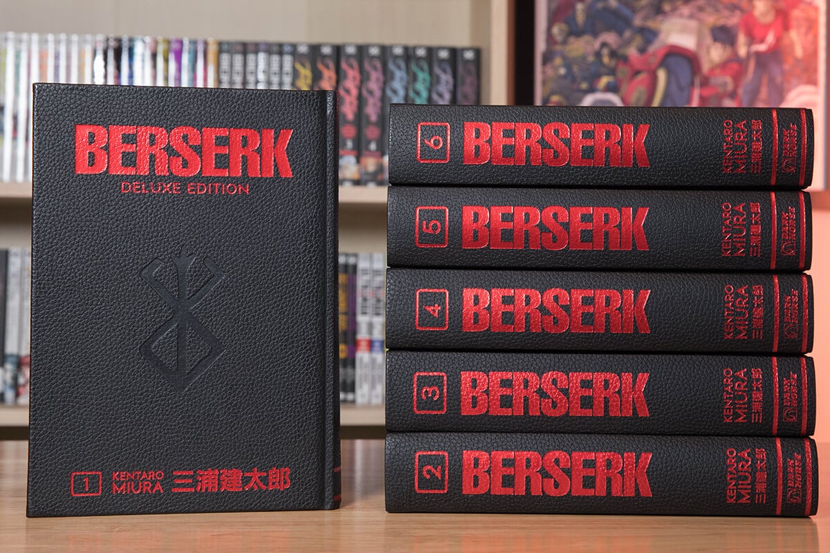 an image representing the manga series - Berserk (Deluxe Editions)